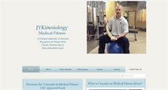 Desktop Screenshot of jykinesiology.com